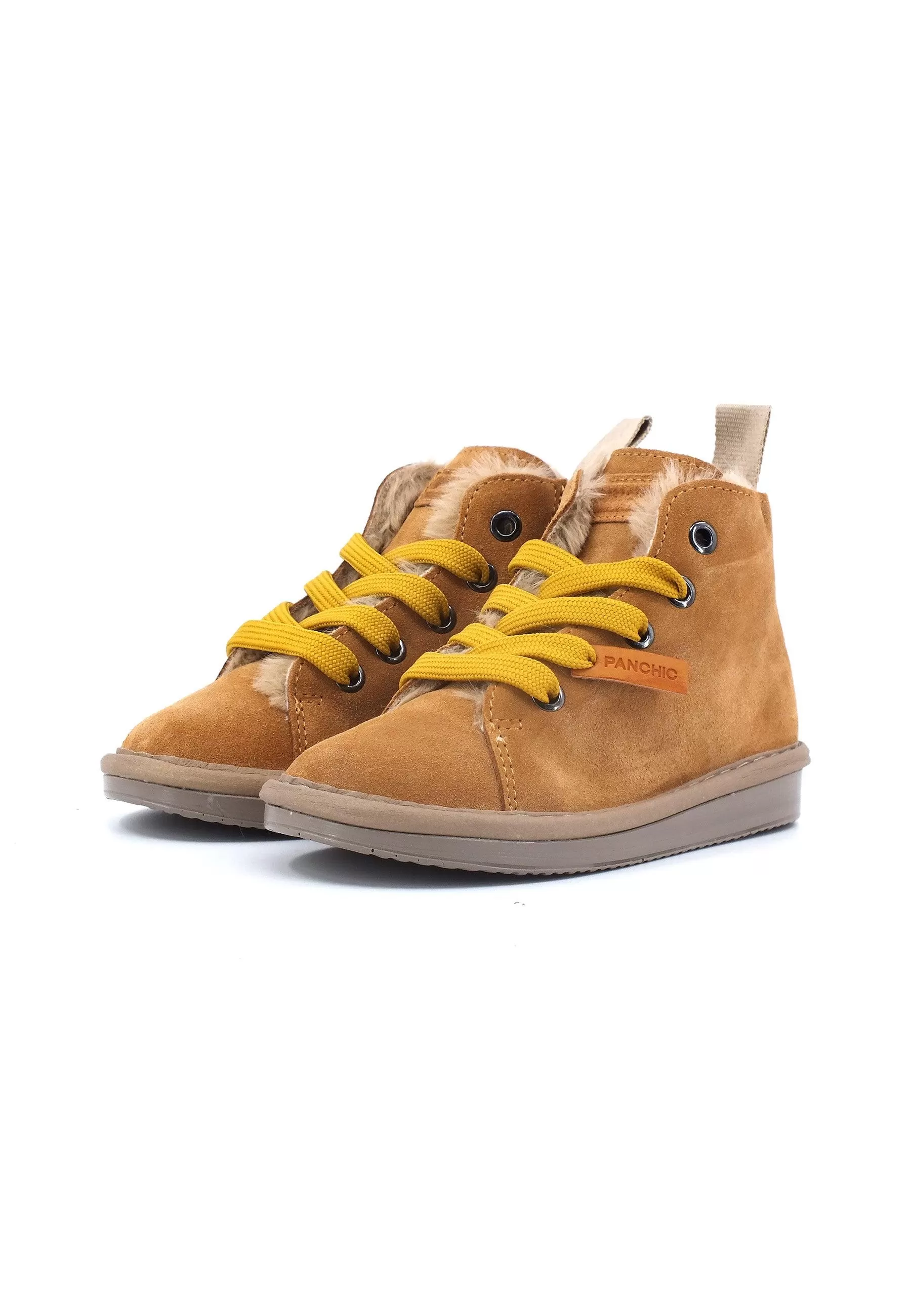 PAN CHIC Stivaletto Pelo Bimbo Brown Sugar Yellow P01B007-00462068