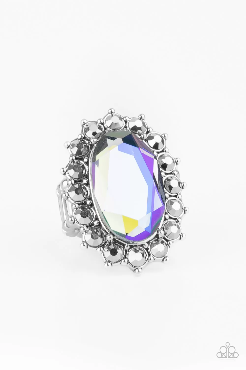 Paparazzi Bling Of All Bling - Blue Iridescent Ring