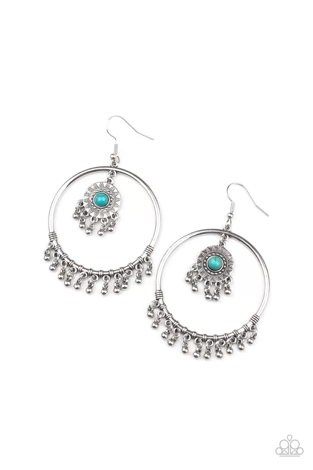 Paparazzi Earring ~ Sunny Equinox - Blue