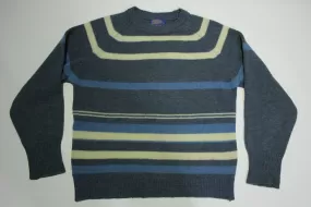 Pendleton Woolen Mills Vintage 1960's Fireplace Striped Wool Sweater