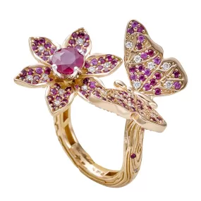 Petal Butterfly Ring