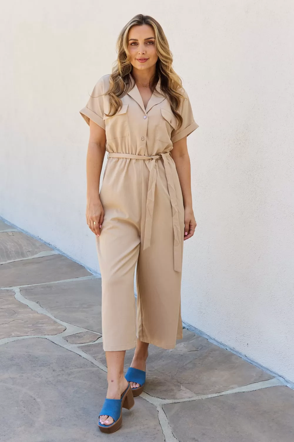 Petal Dew All In One Plus Size Solid Jumpsuit