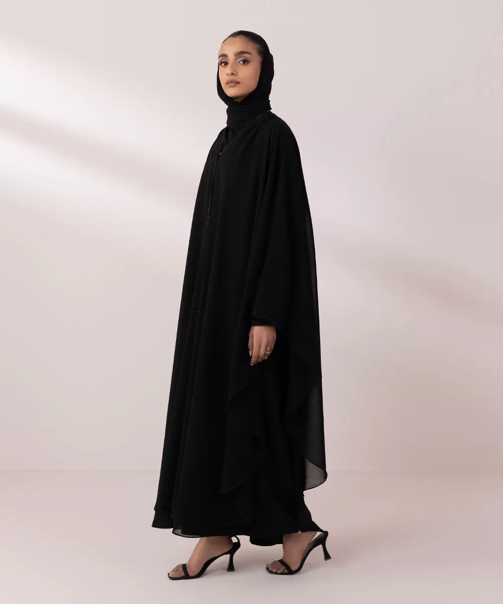 Poncho Abaya Set