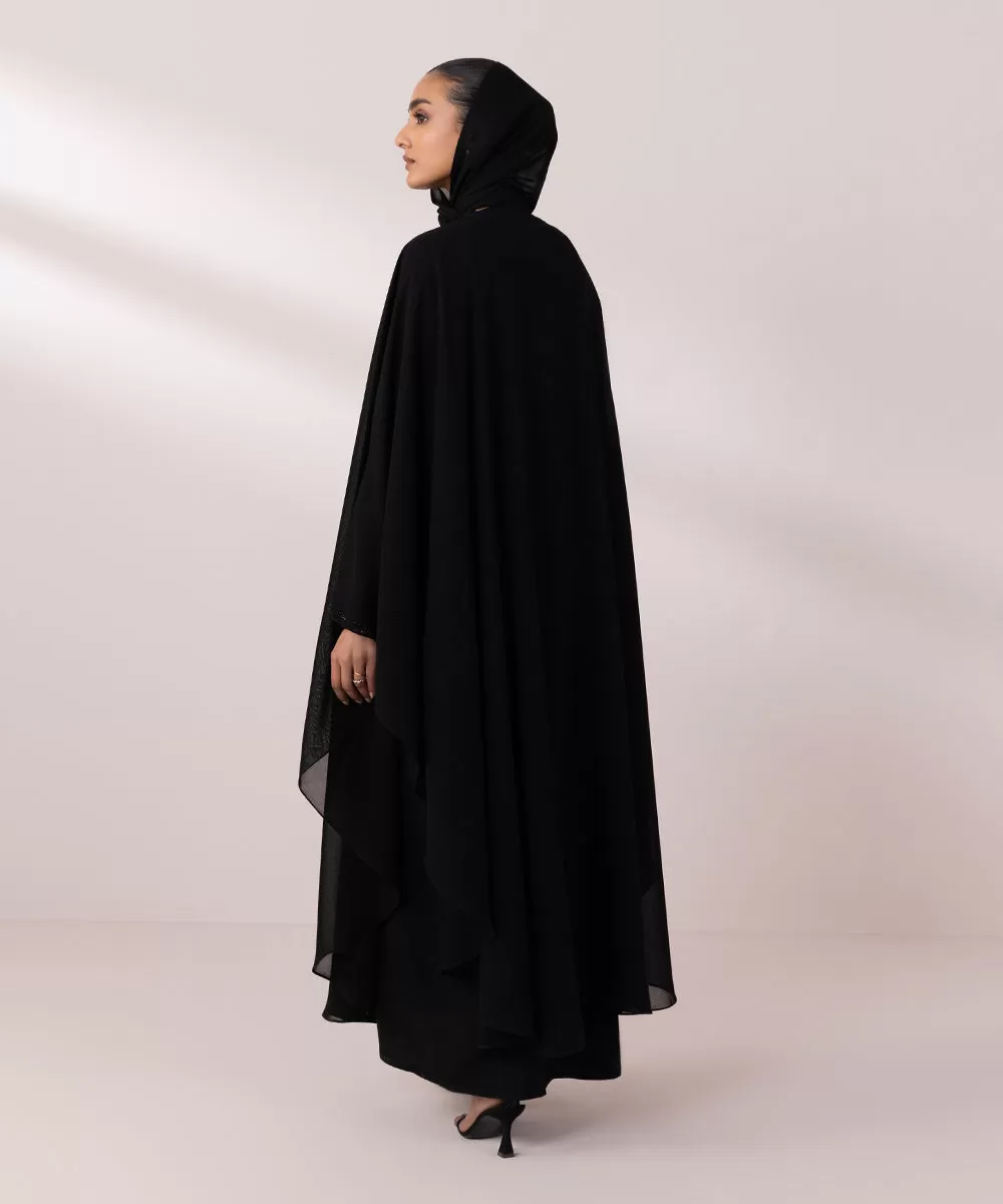 Poncho Abaya Set