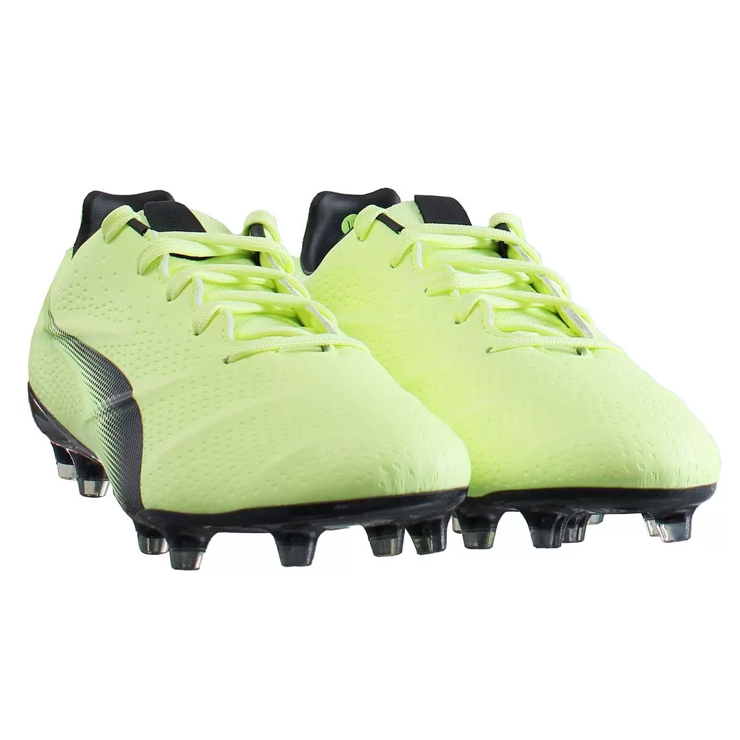 Puma King Platinum 21 VGN FG/AG Green Mens Football Boots