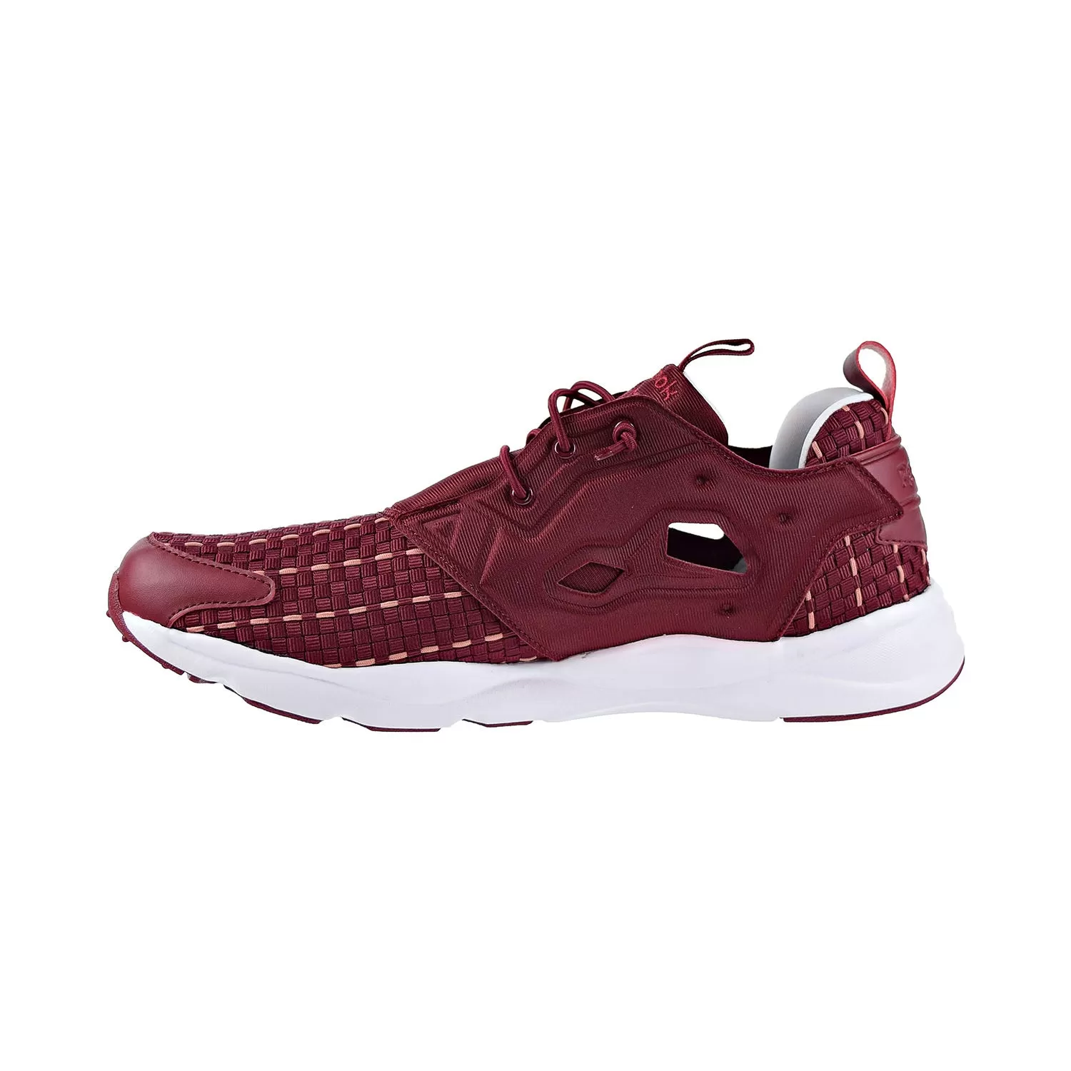 Reebok Furylite New Woven Mens Shoes Collegiate Burgundy/White