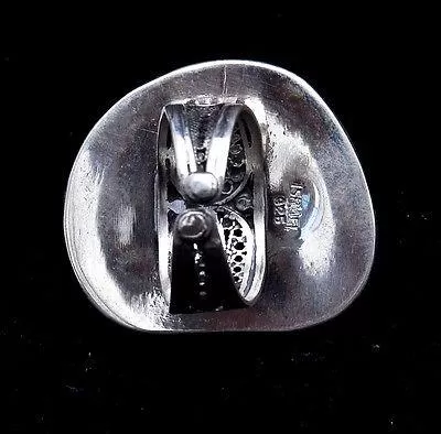 Roman Glass Ring Sterling Silver 925 Authentic & Luxurious with Certificate.