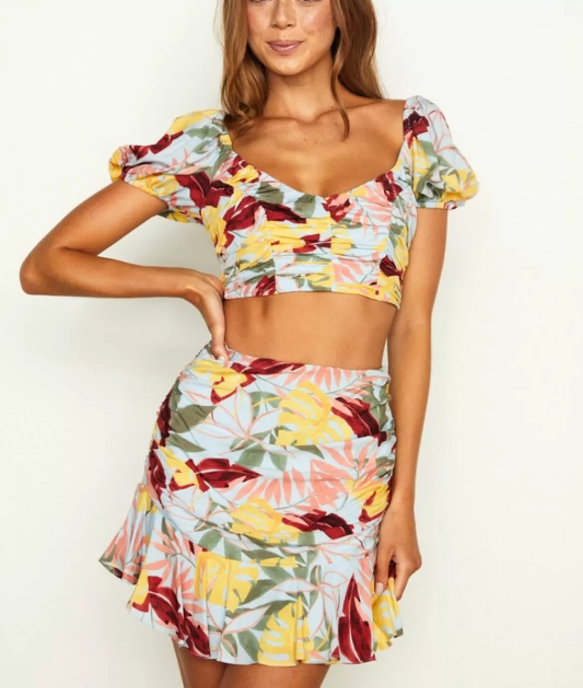 Saint Tropez 2pc skirt set