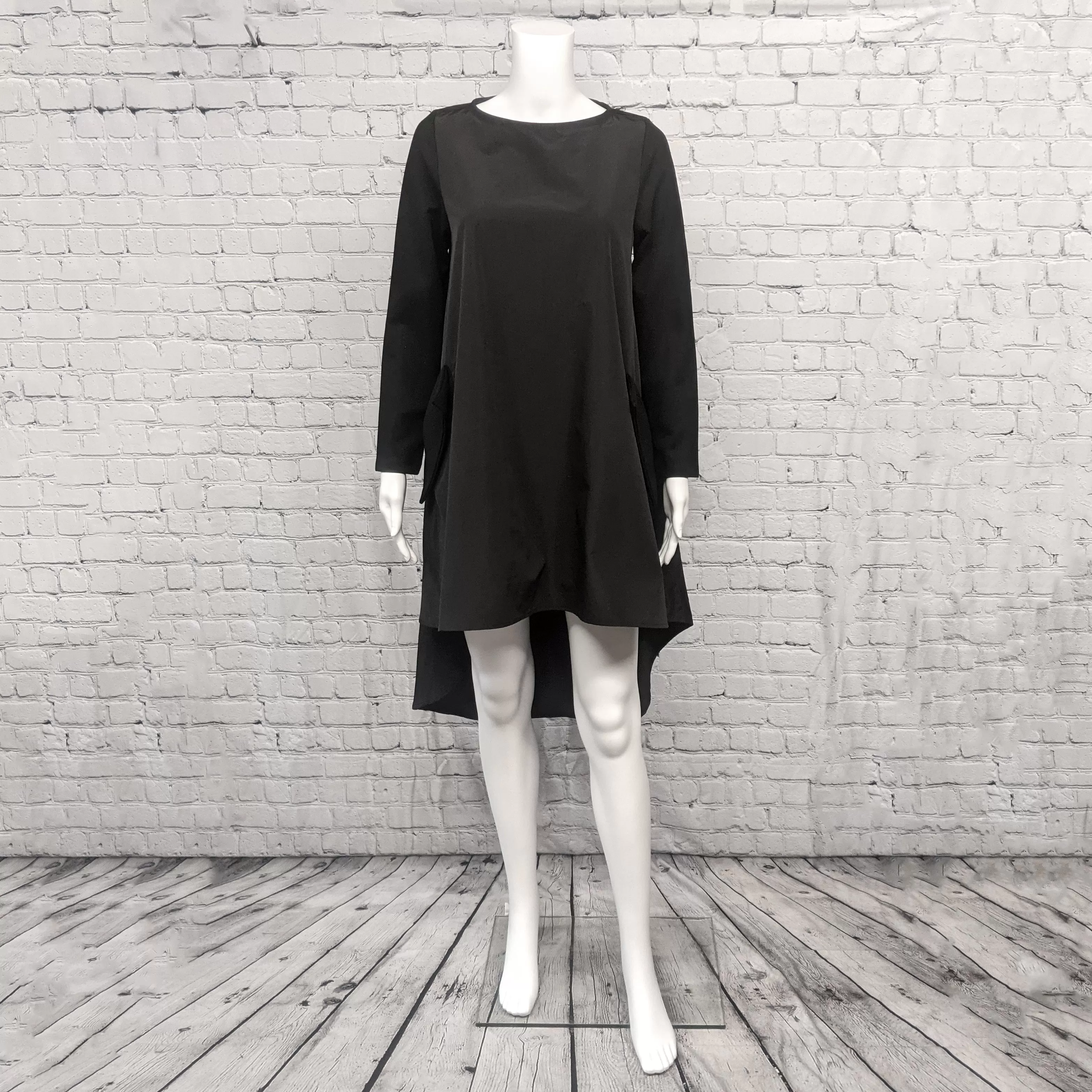 SALE! Nu Hi-Low Tunic in Black by Simply Mila