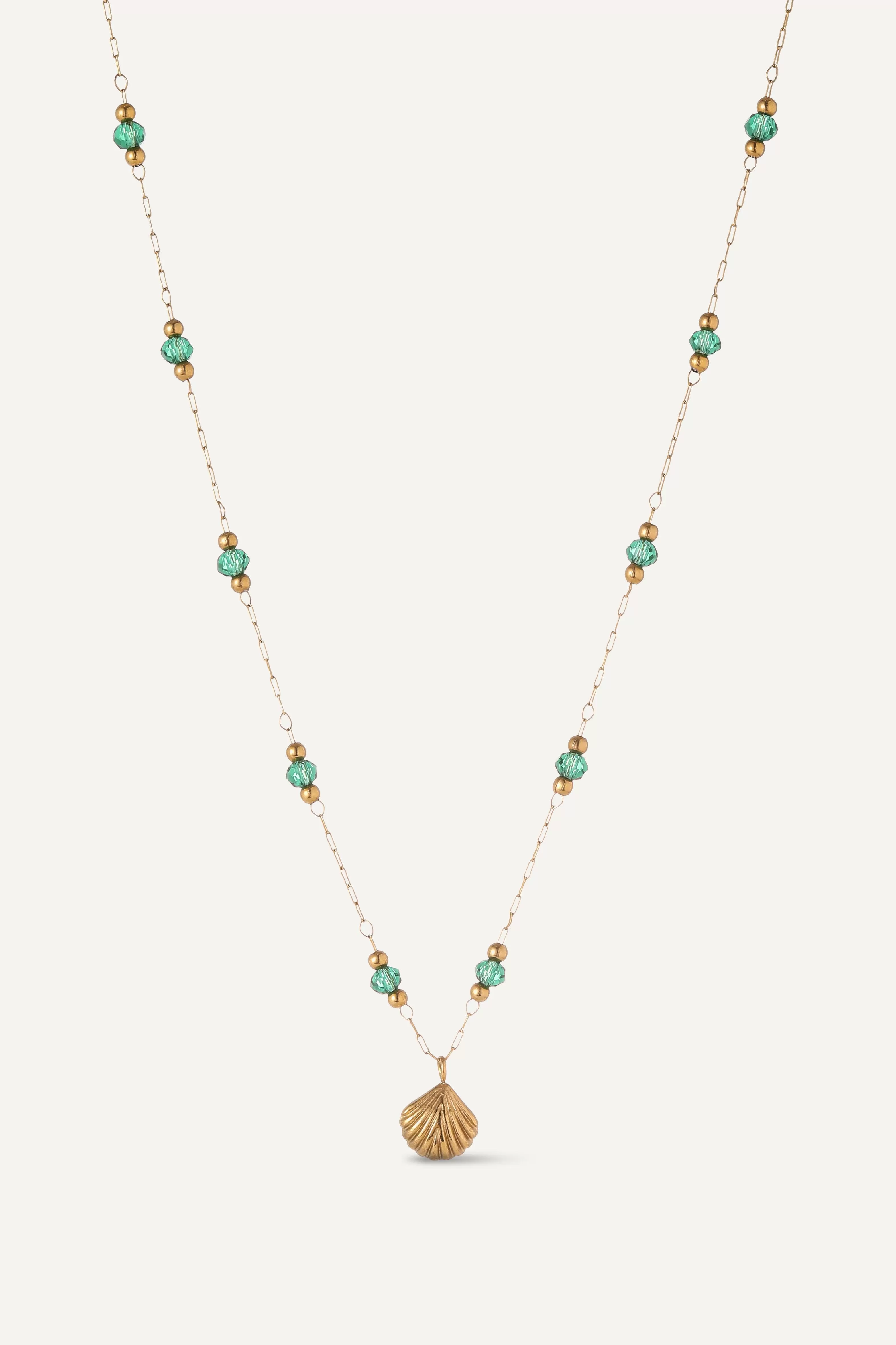 Seashell Serenity 14K Gold Necklace