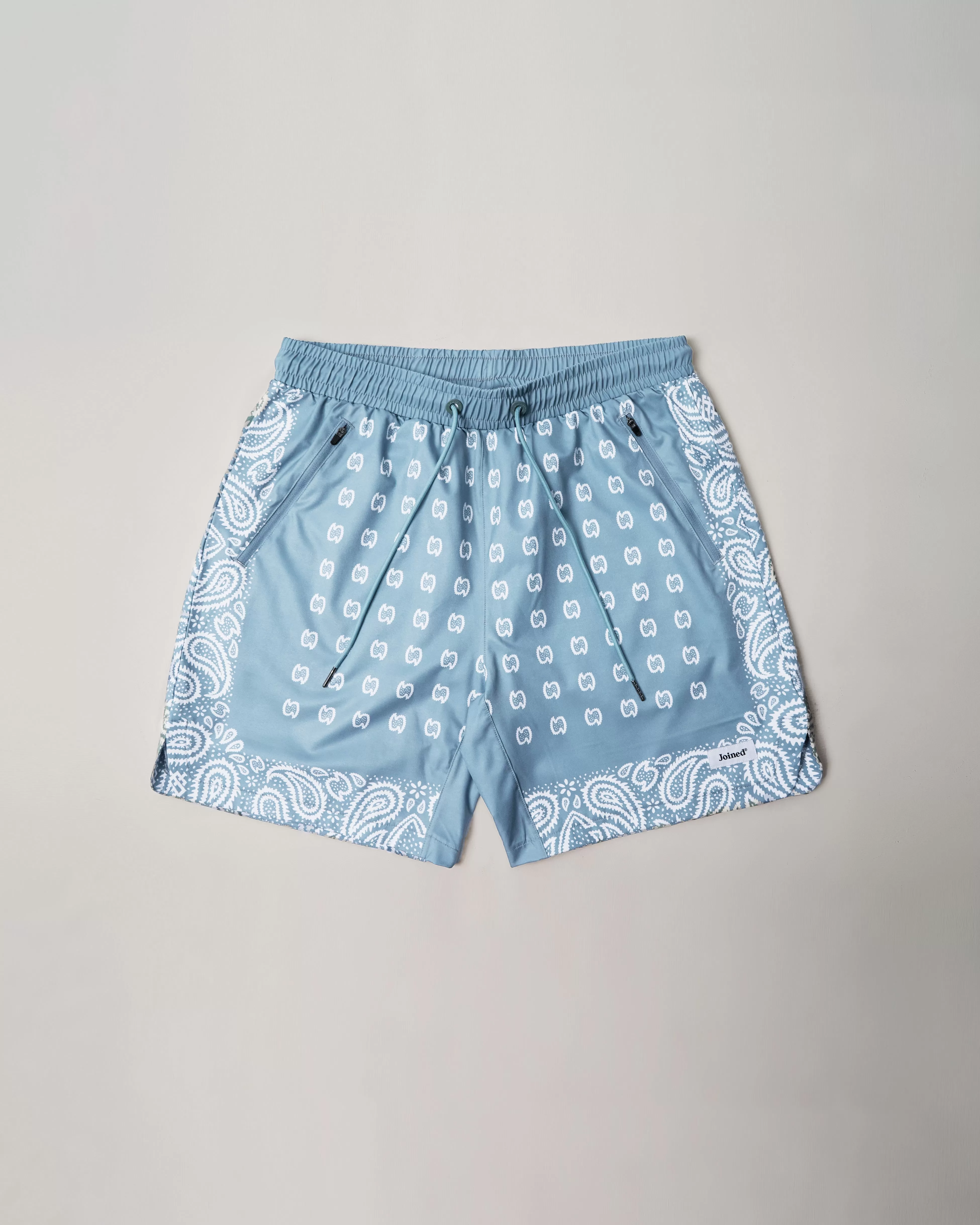 Side Slit Stretch Amoeba Shorts