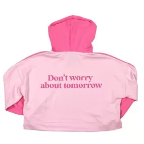 Simply Southern 'Don't Worry About Tomorrow' Color Block Hoodie: Embrace the Moment in Style