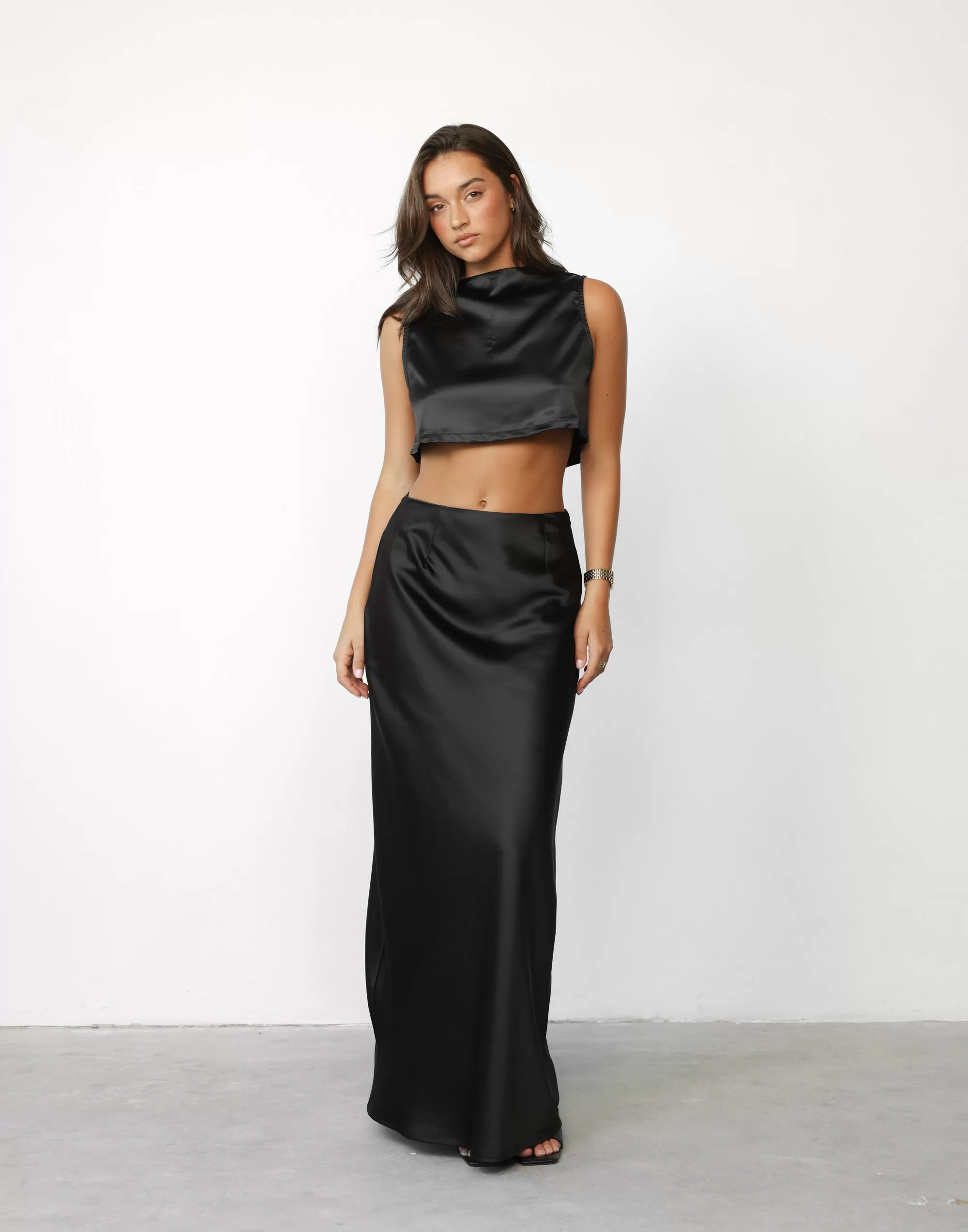 Sincerity Maxi Skirt (Black)