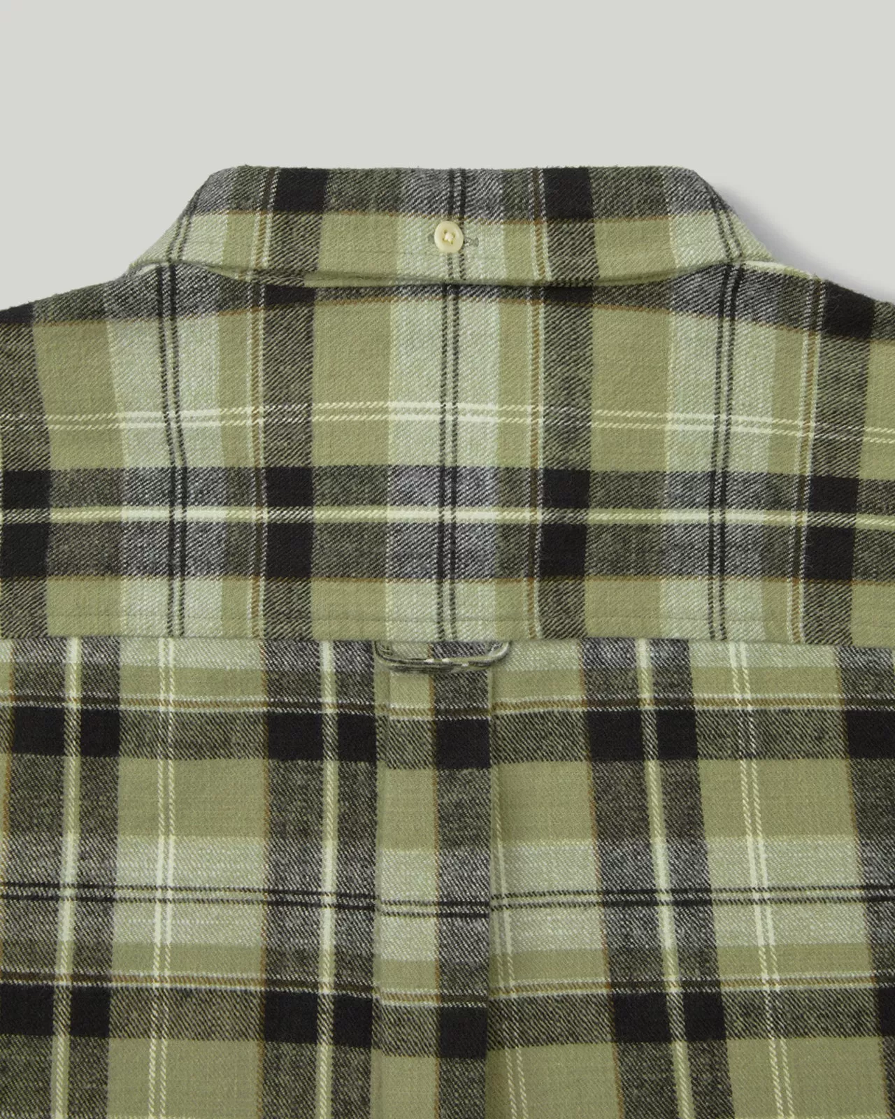 Slub Flannel Shirt Sage