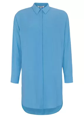 Soft Rebels Freedom Long Shirt SR420-758 Skjorte - Azure Blue