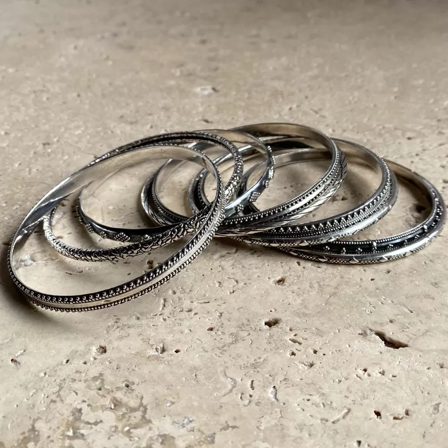 Sterling Silver Bangle - Chennai 04