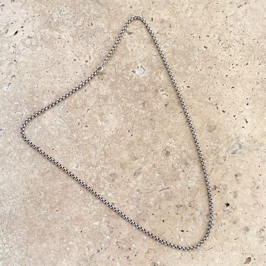 Sterling Silver Chain - Belcher 3mm