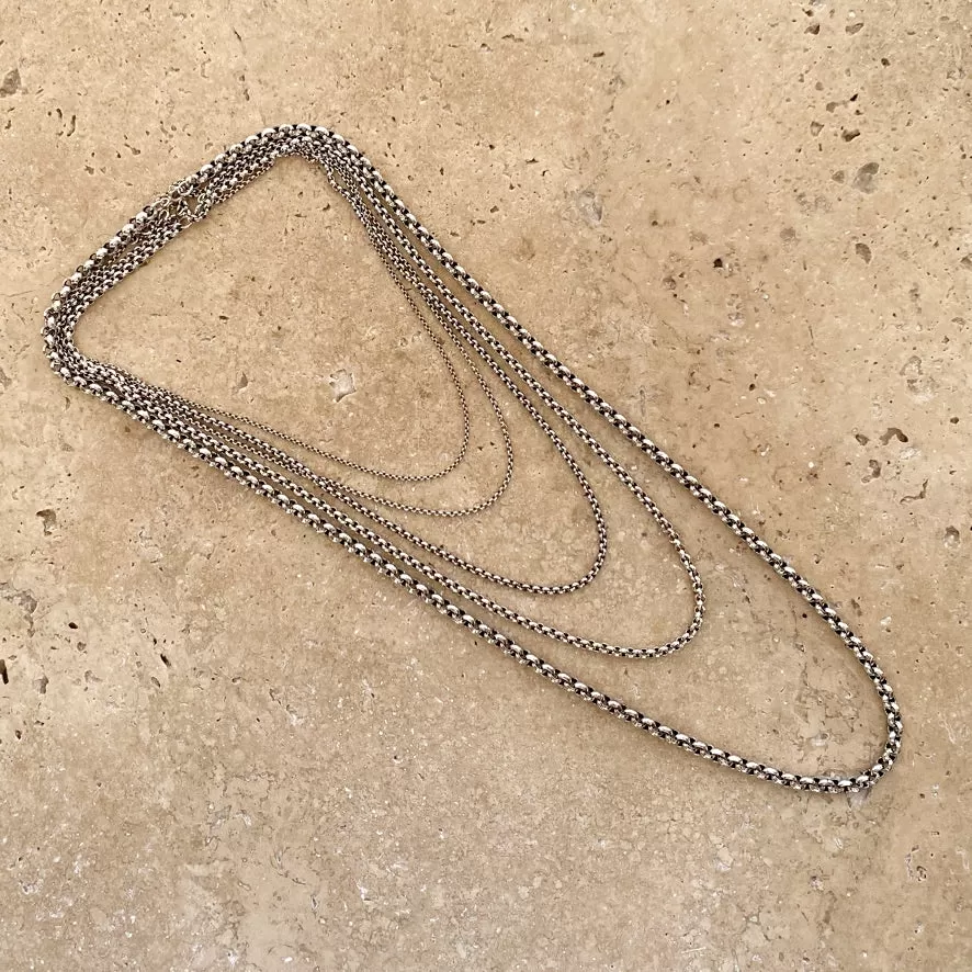 Sterling Silver Chain - Belcher 5mm