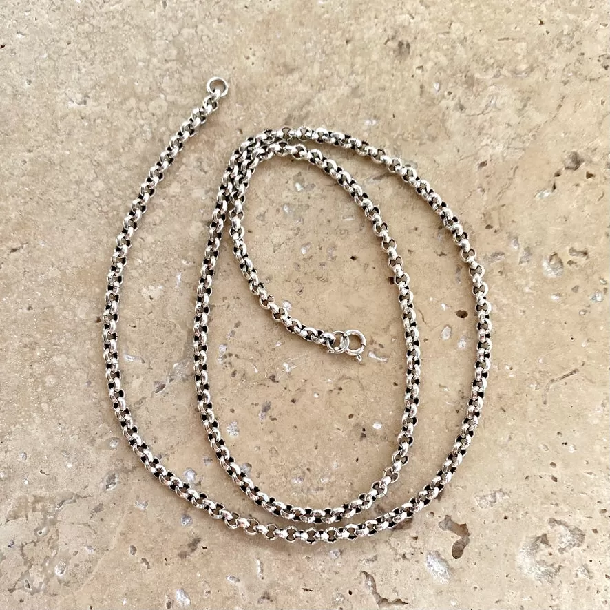 Sterling Silver Chain - Belcher 5mm