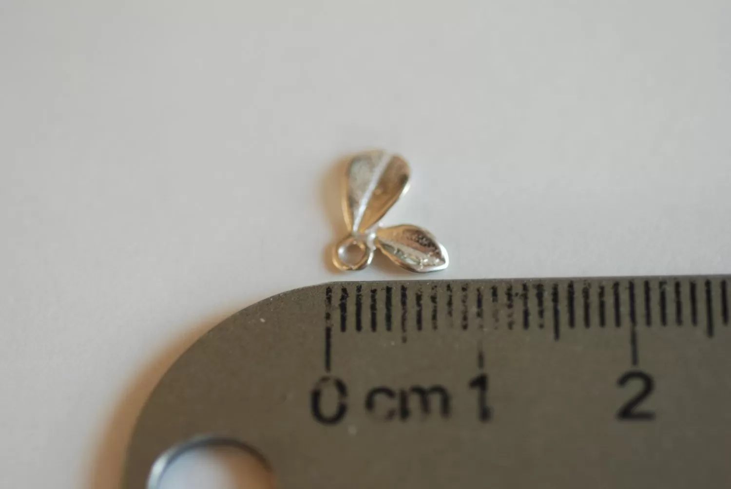 Sterling Wholesale Silver Flower Petal Charm- Silver Daisy Calla Lilly Flower Petal Drop, Stamping Flower Charm, Bridesmaid Necklace DIY