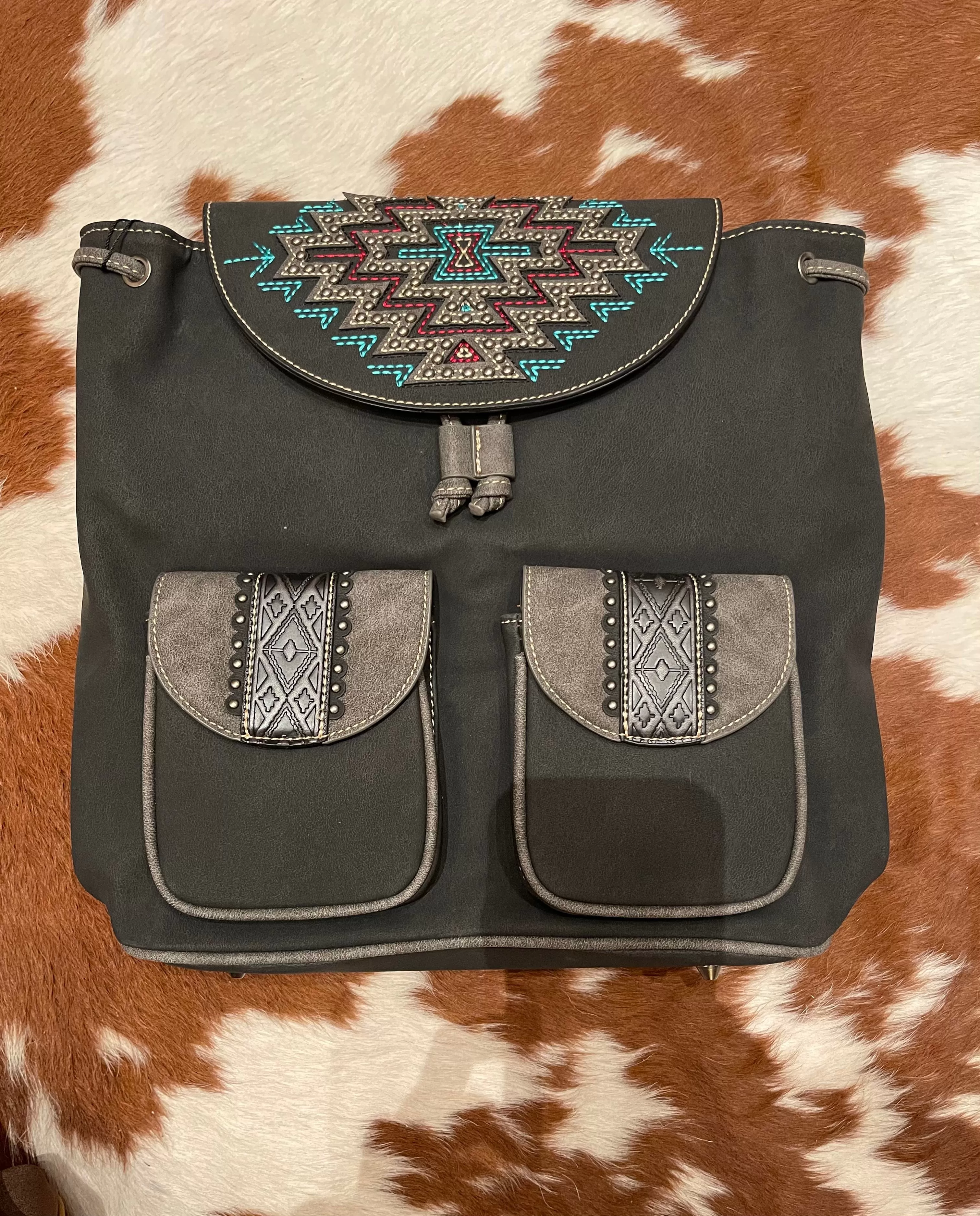 Studded Aztec BACKPACK