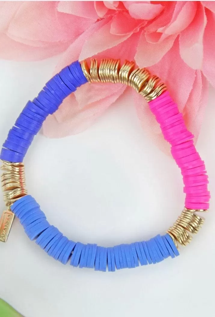 Summer disk bracelet