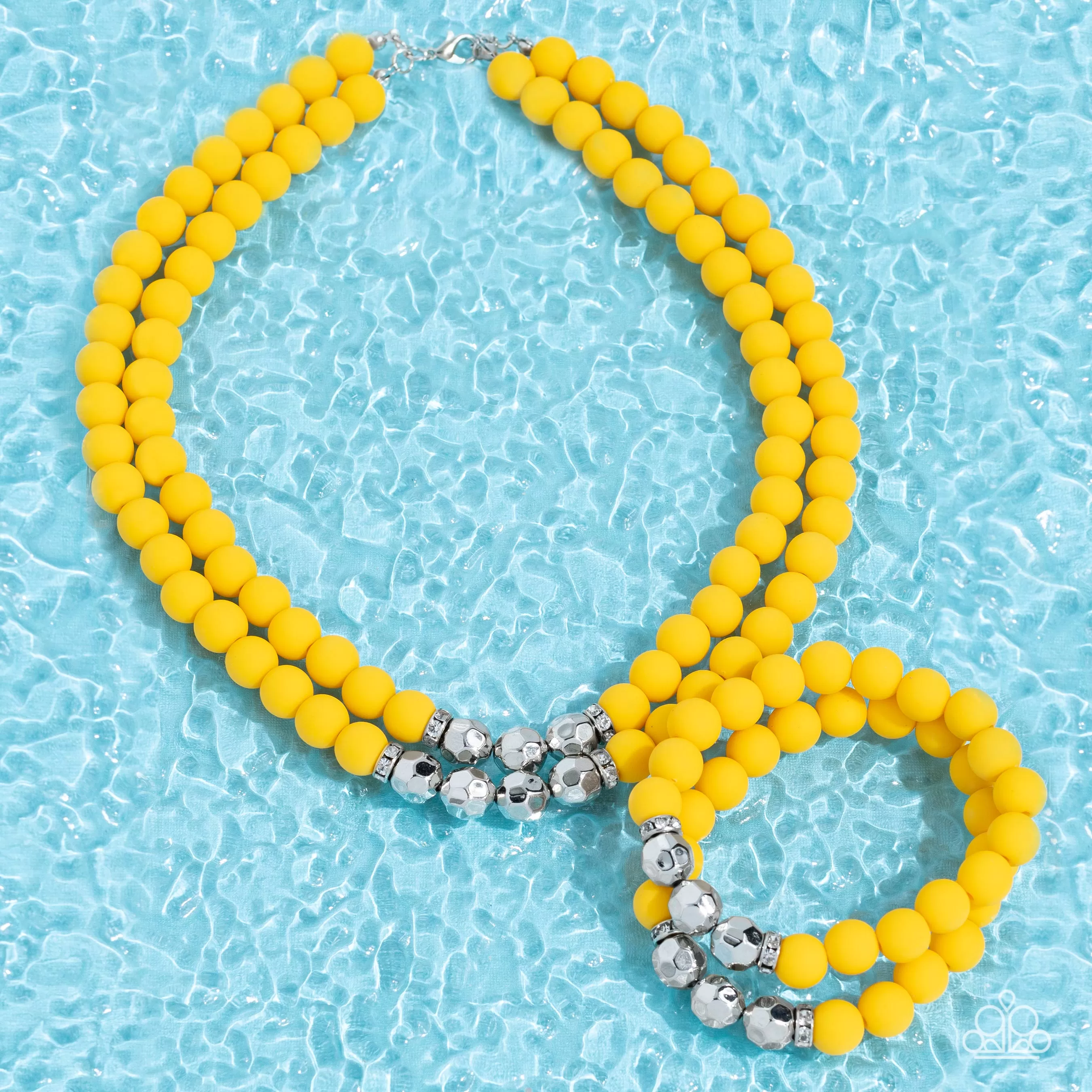 Summer Splash Yellow-Necklace