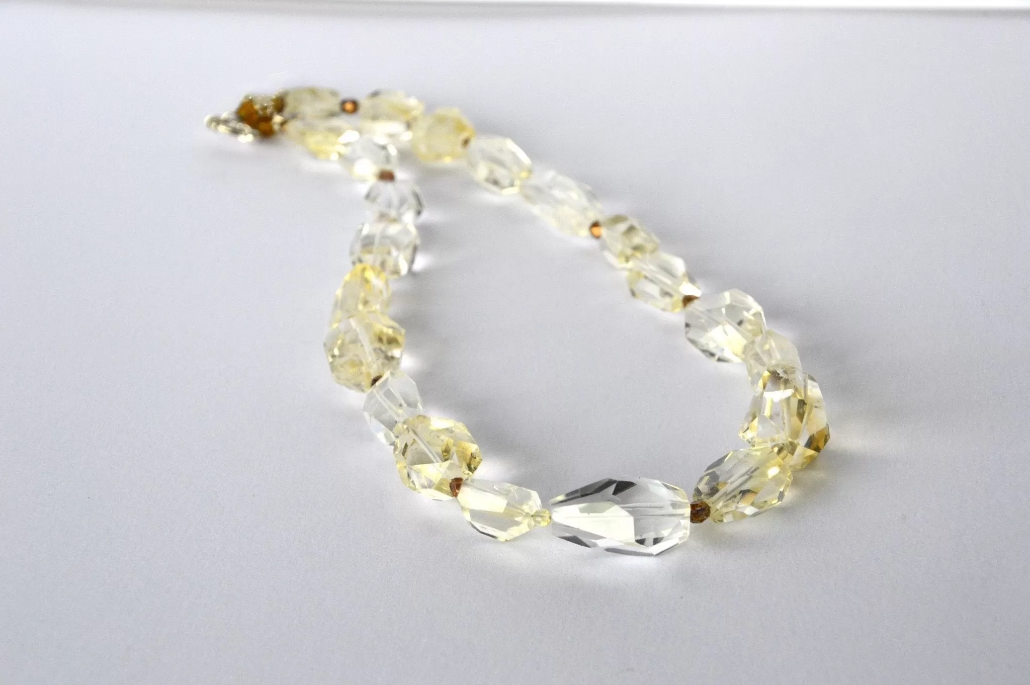 Sun Spangel Citrine Necklace