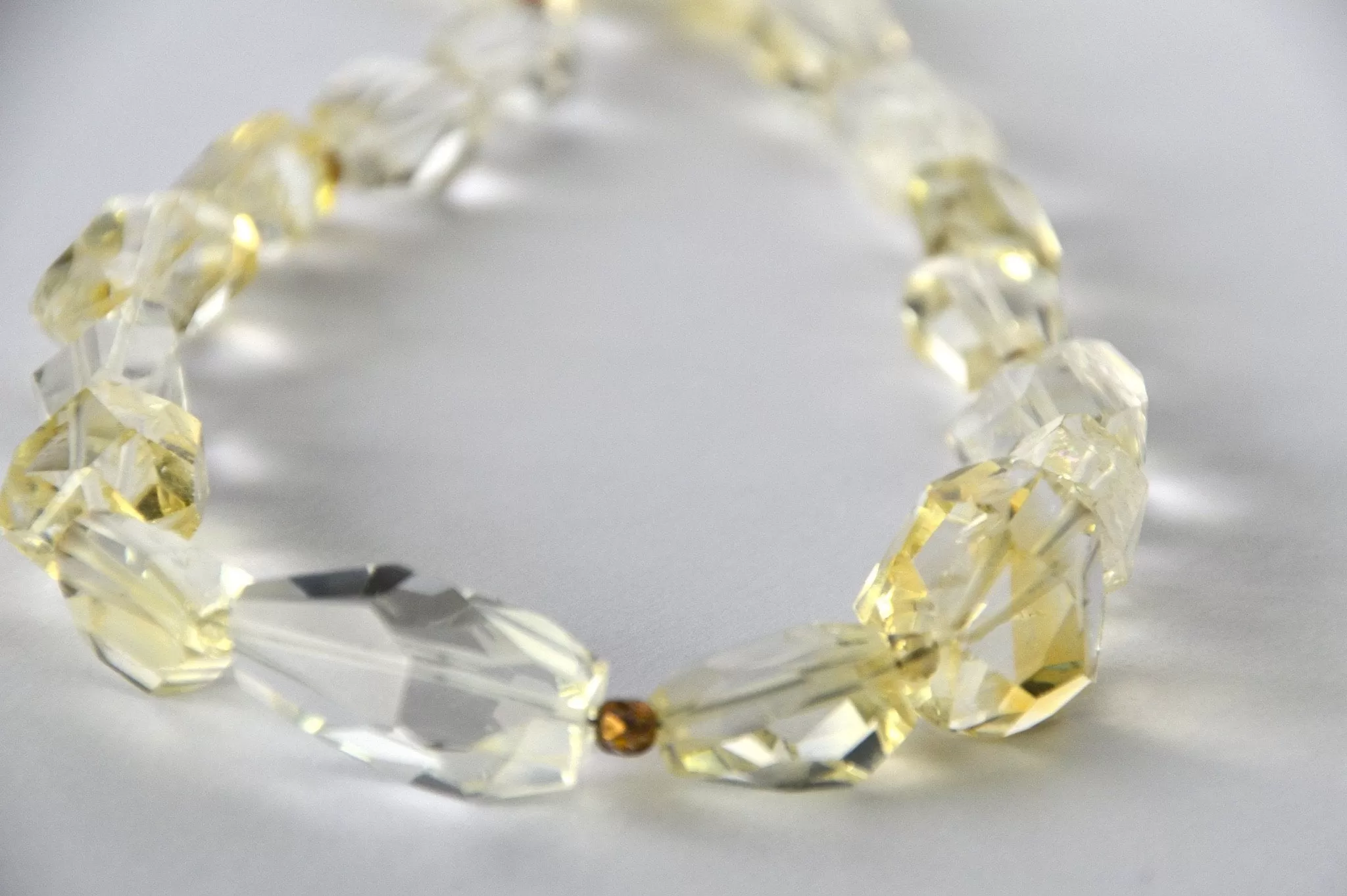 Sun Spangel Citrine Necklace