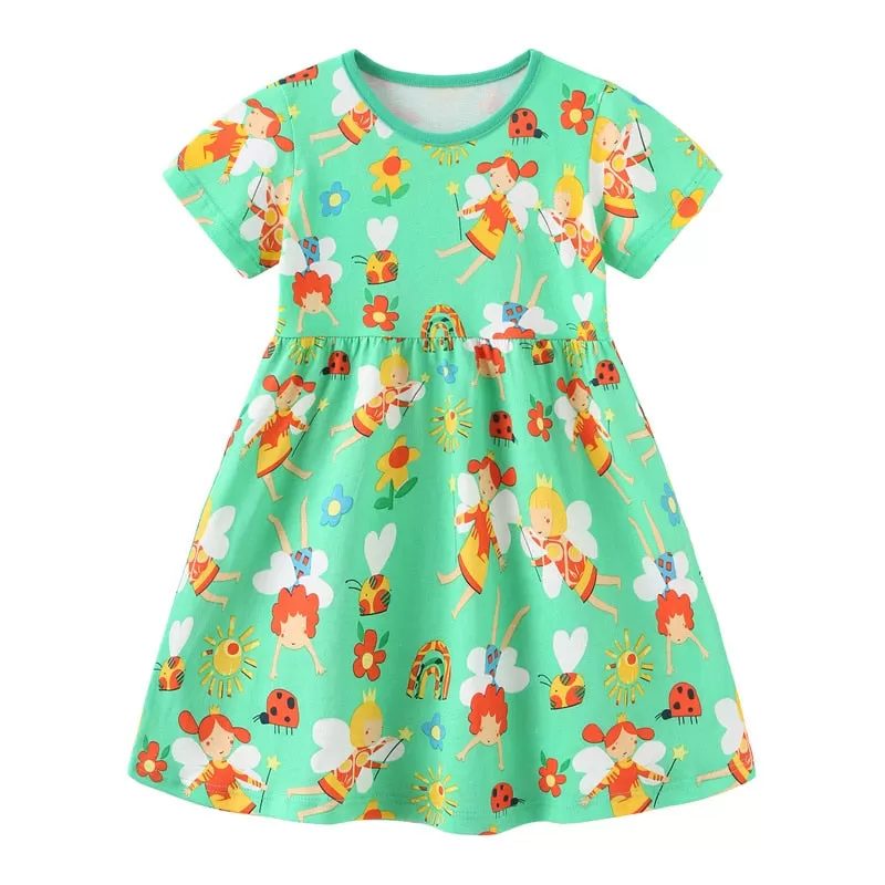 Sunny Cartoon Delight Girls Top