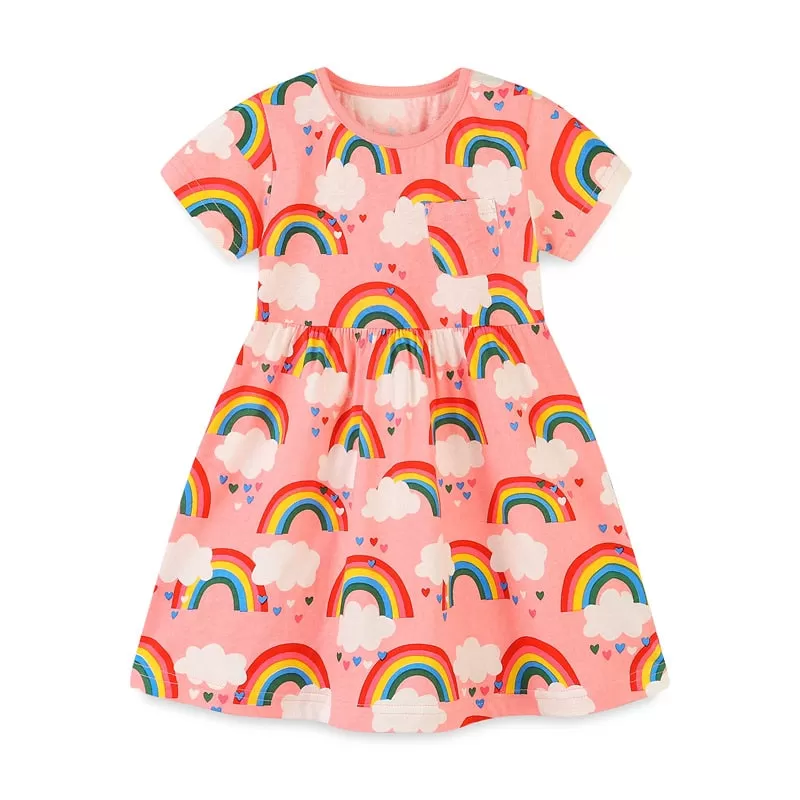 Sunny Cartoon Delight Girls Top