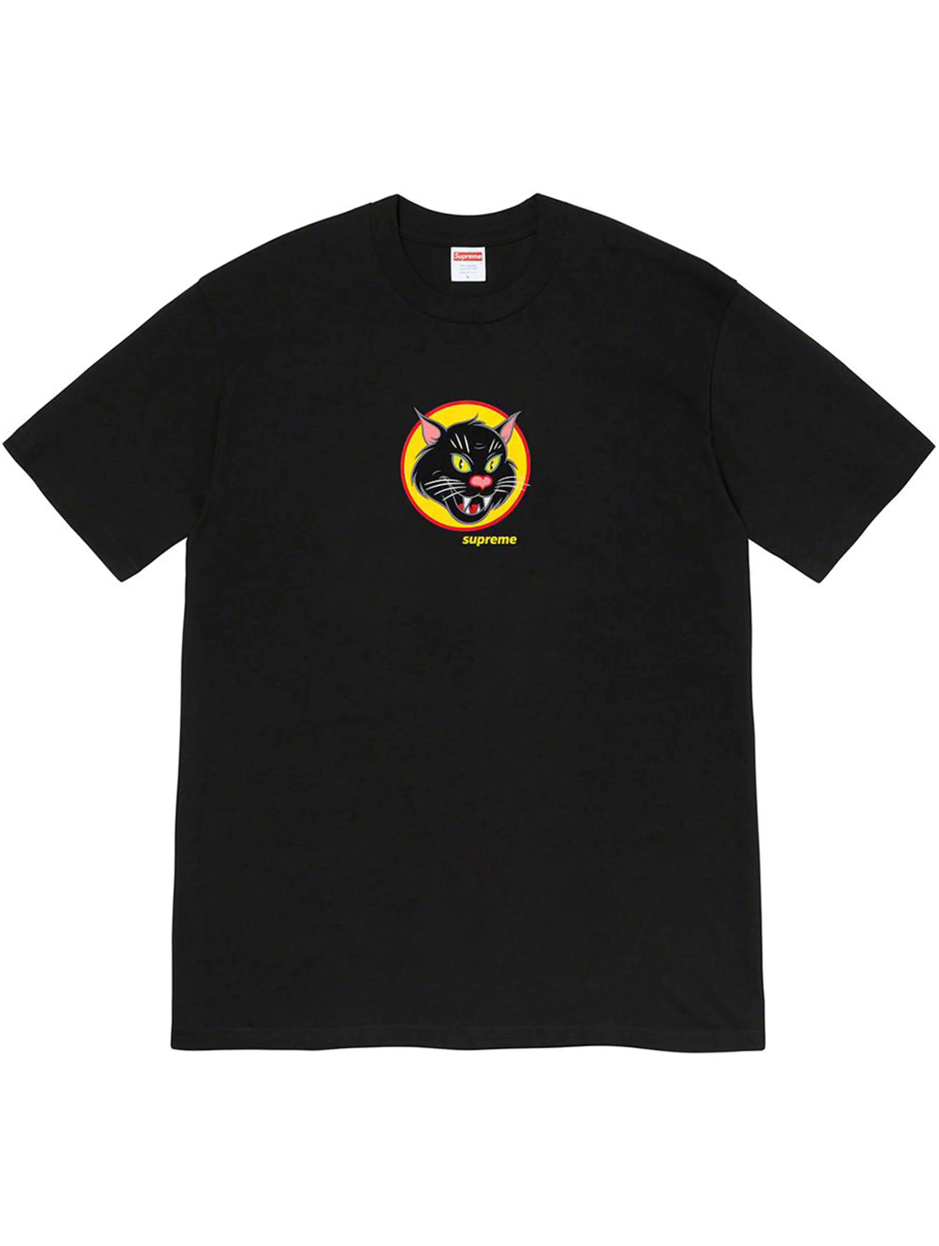 Supreme Black Cat Tee Black [SS20]