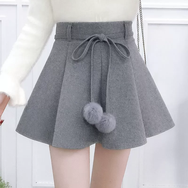 Sweet Woolen Skirt / Sweater AD12827