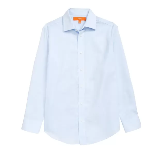 Tallia Boys Textured Blue Dress Shirt KZ0008