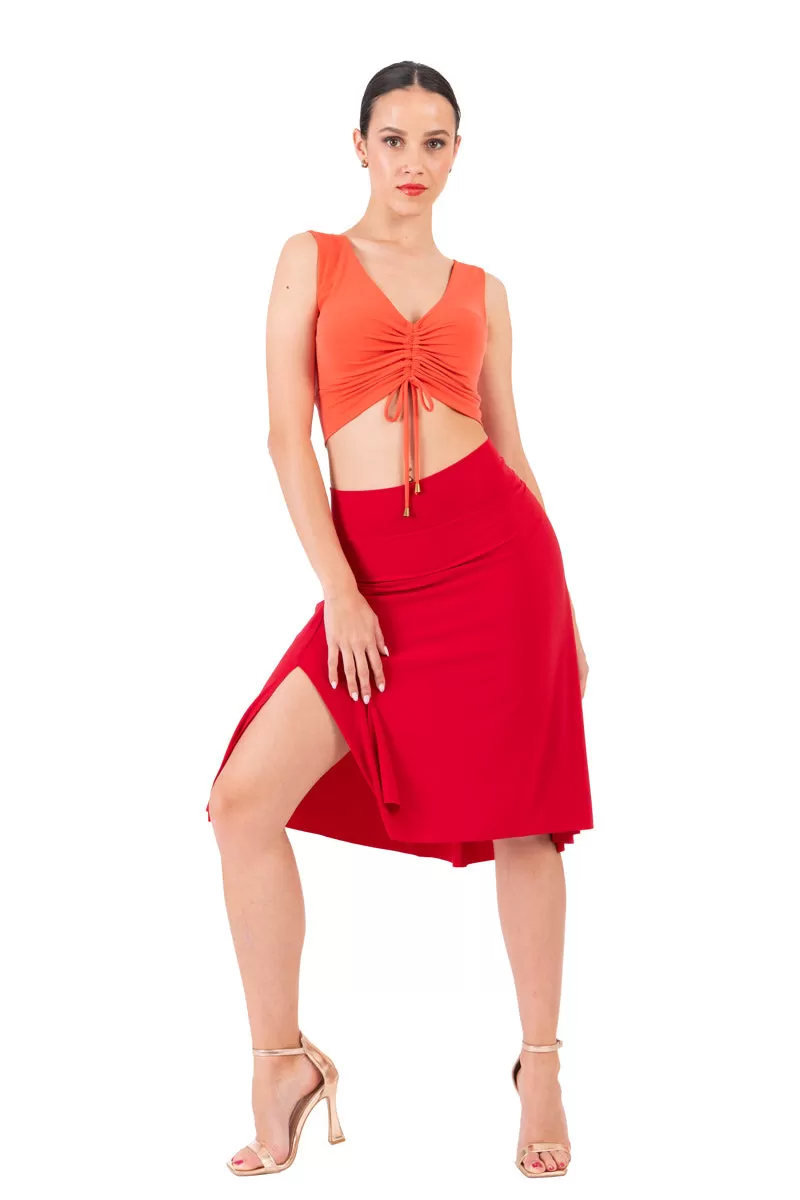 Tango Skirt With Rich Back Draping