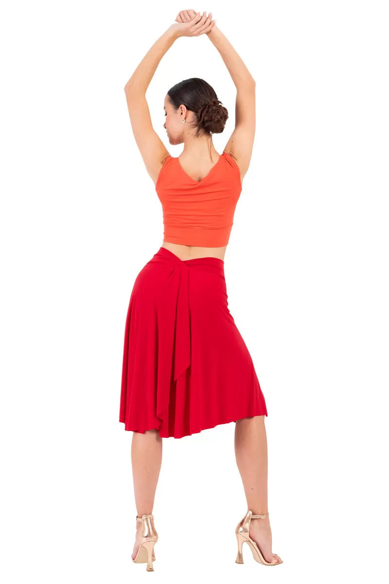 Tango Skirt With Rich Back Draping