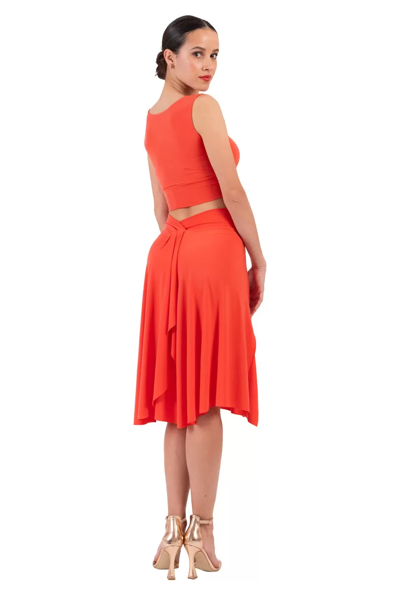 Tango Skirt With Rich Back Draping