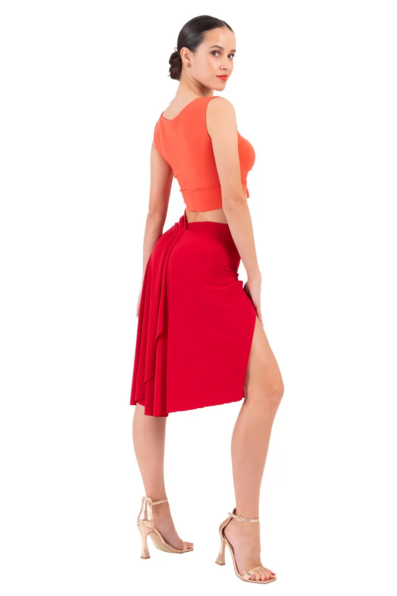 Tango Skirt With Rich Back Draping