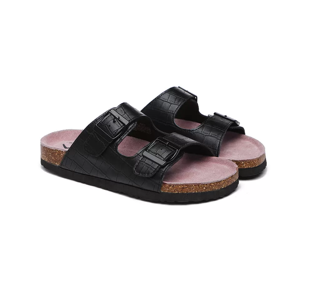 TARRAMARRA Embossed Summer Beach Unisex Slip-On Sandal Slides Oliver