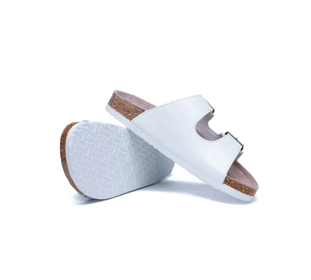 TARRAMARRA Embossed Summer Beach Unisex Slip-On Sandal Slides Oliver