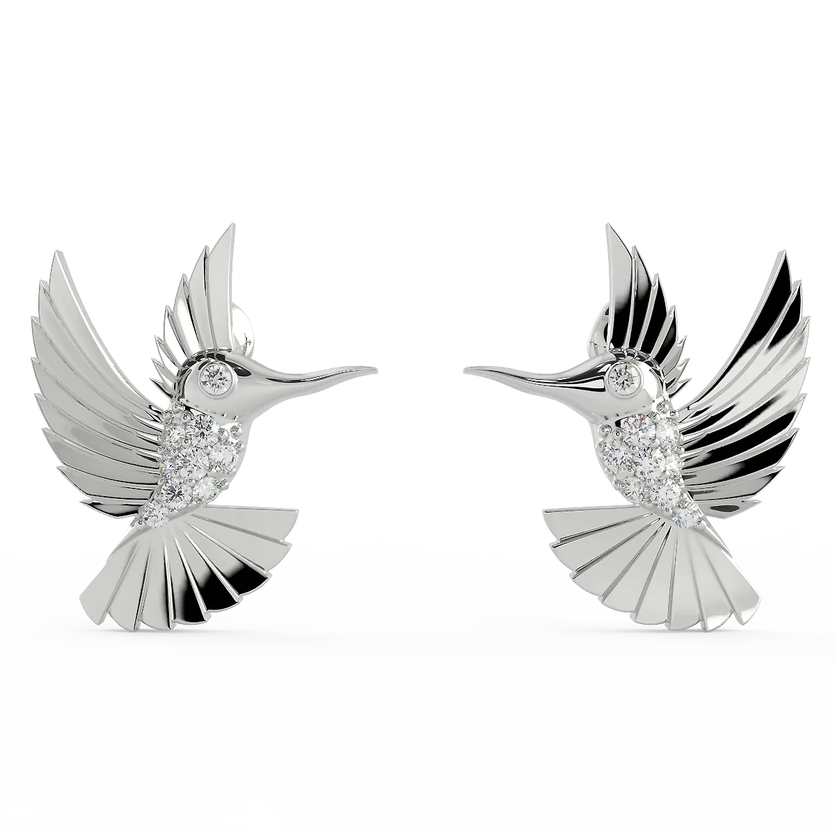 The Bird Earing (925 Sterling Silver)