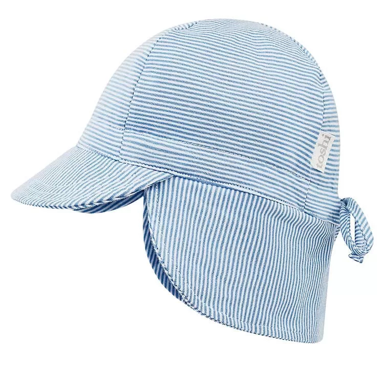 Toshi Flap Cap Baby Sky