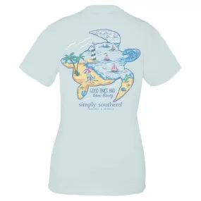 Turtle Tracking Lighthouse Short Sleeve T-Shirt