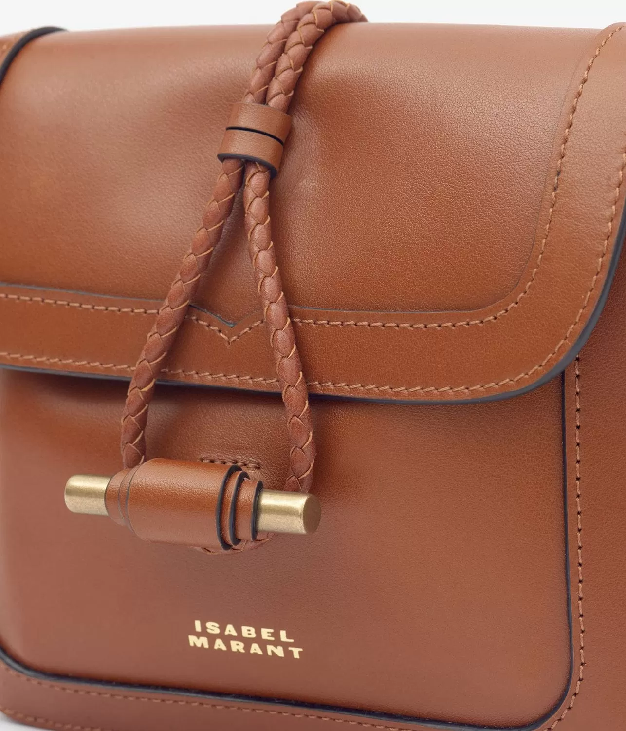 VIGO FLAP BAG- COGNAC