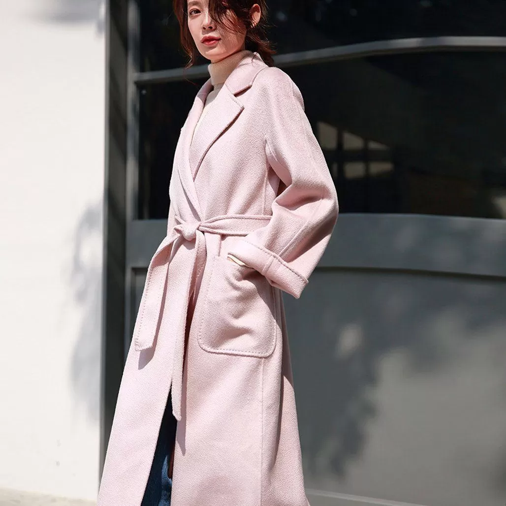 Women Double-Sided Woolen Coat