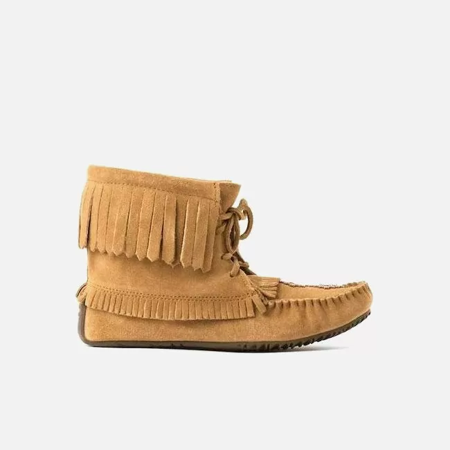 Womens Harvester Suede Lined Moccasin - Oak