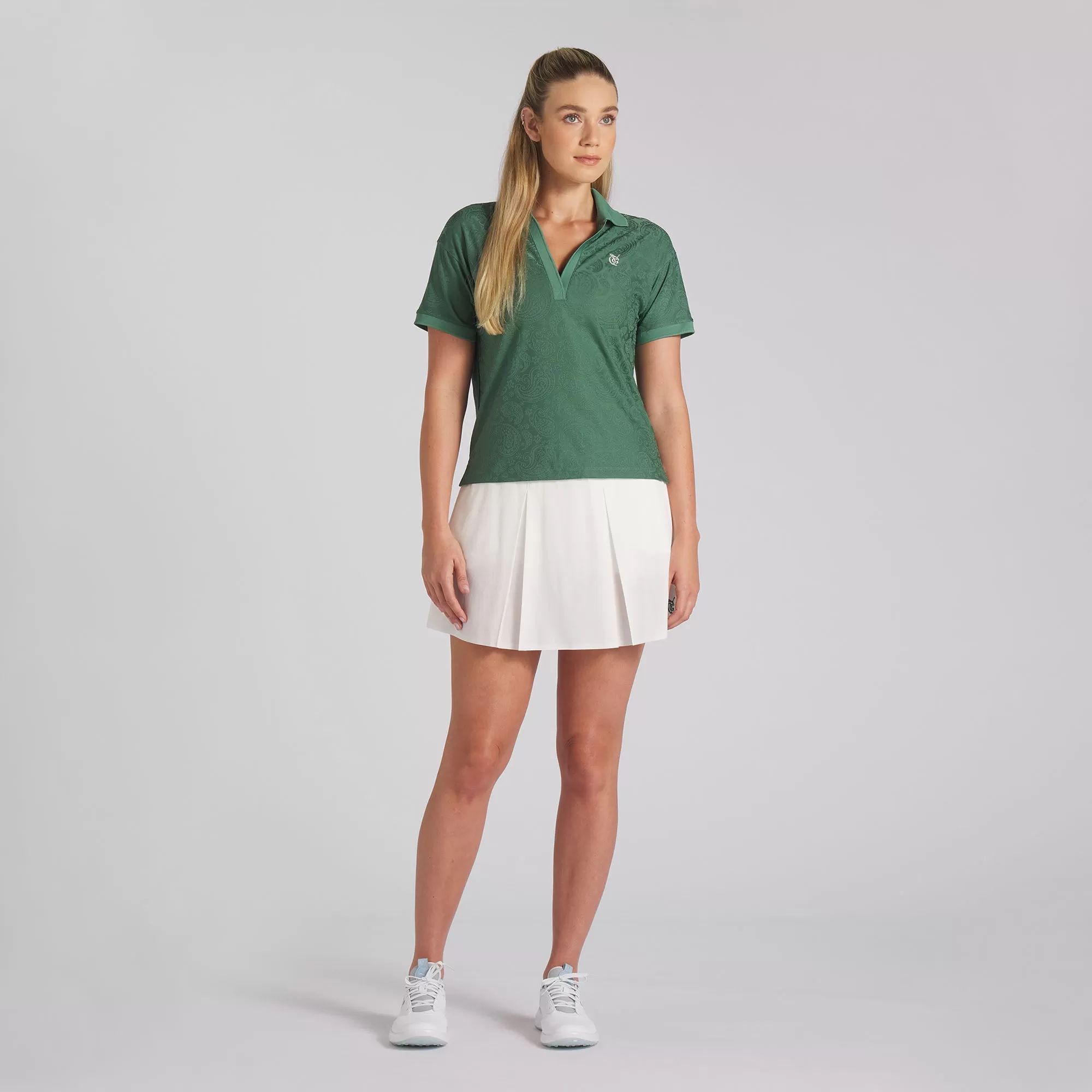 Women's Puma x Quiet Golf Relaxed Crop Golf Polo