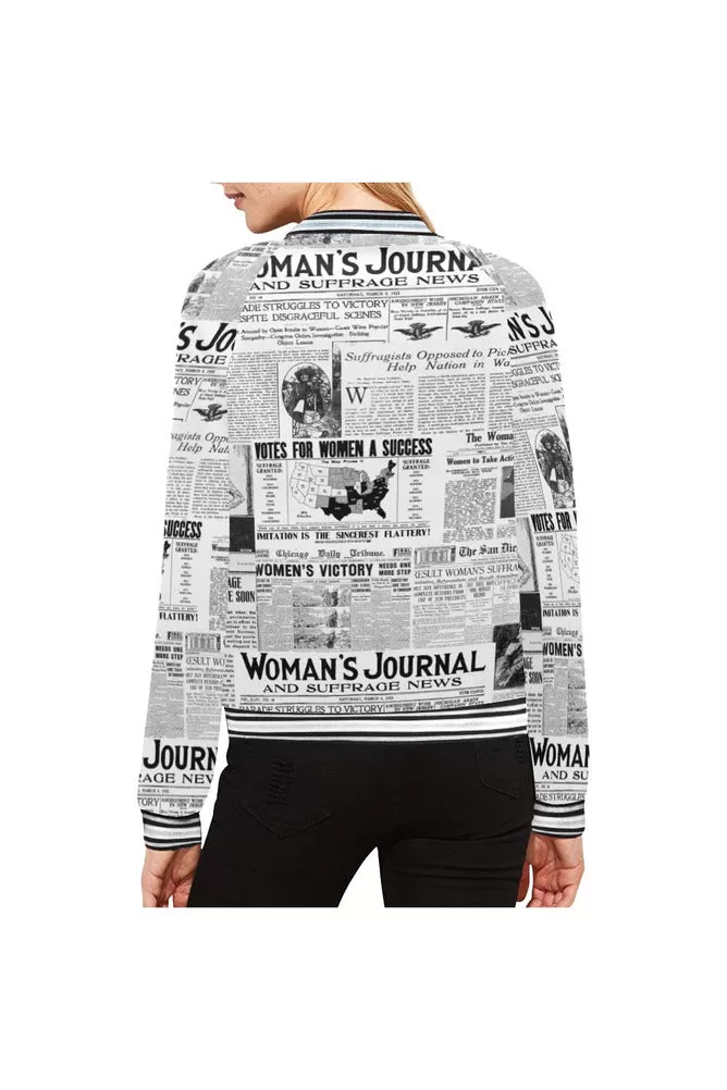 Women's Suffrage Bomber Jacket for Women