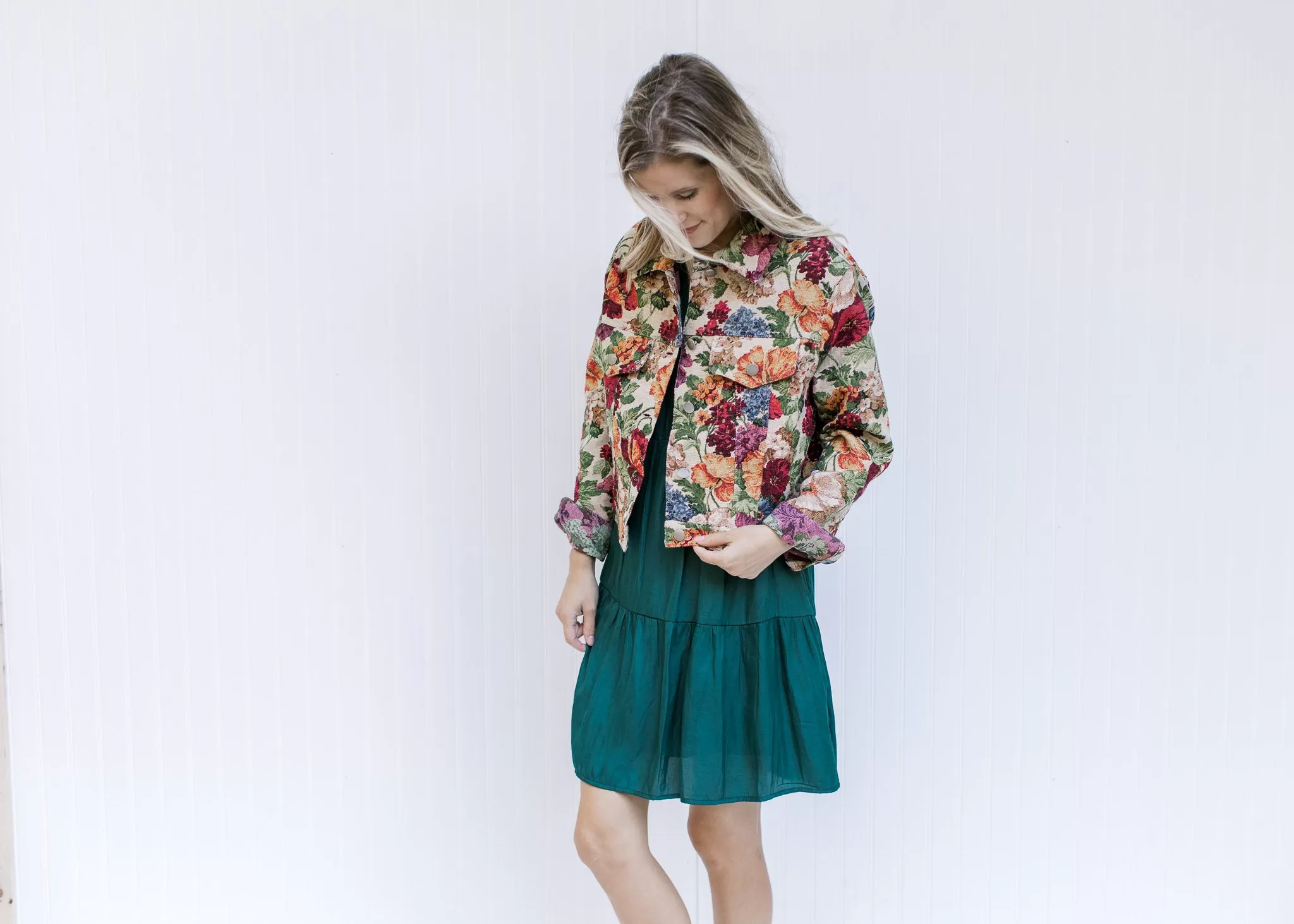 X Floral Tapestry Jacket