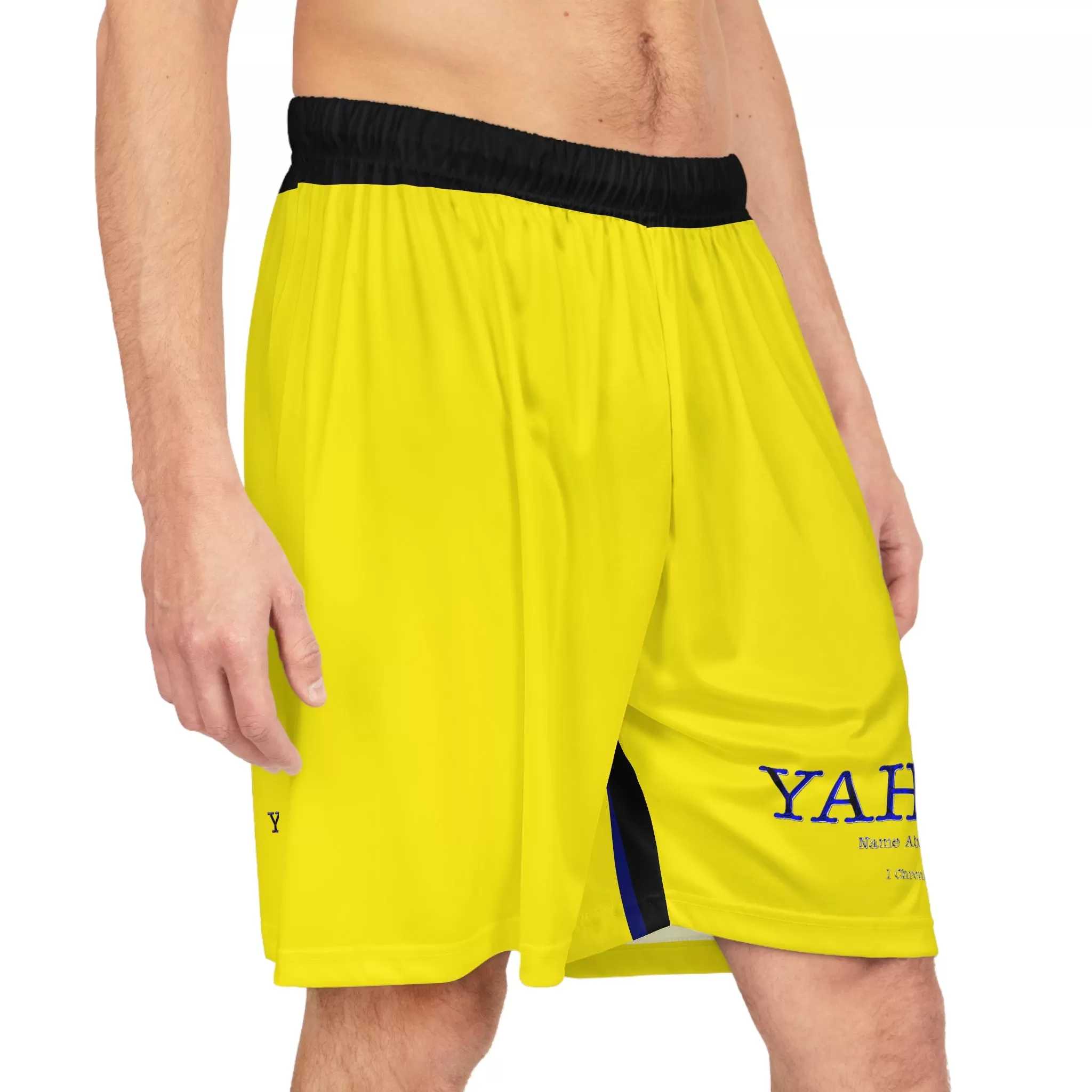 Yahuah-Name Above All Names 02-01 Men's Designer Basketball Shorts